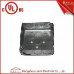 Square And Octangular Steel Outlet Box Metal Junction Box 1.6mm Thickness