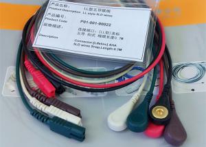 Best LL Style ECG Monitor Cable , 5 Leads Snap AHA Ecg Cables And Leadwires wholesale