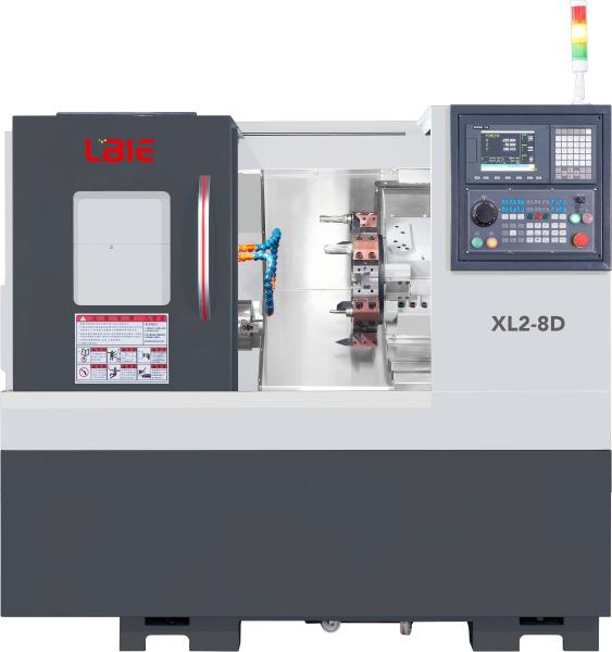 Cheap Medium Duty Custom Dual Turret Cnc Lathe With SYNTEC CNC Control System for sale