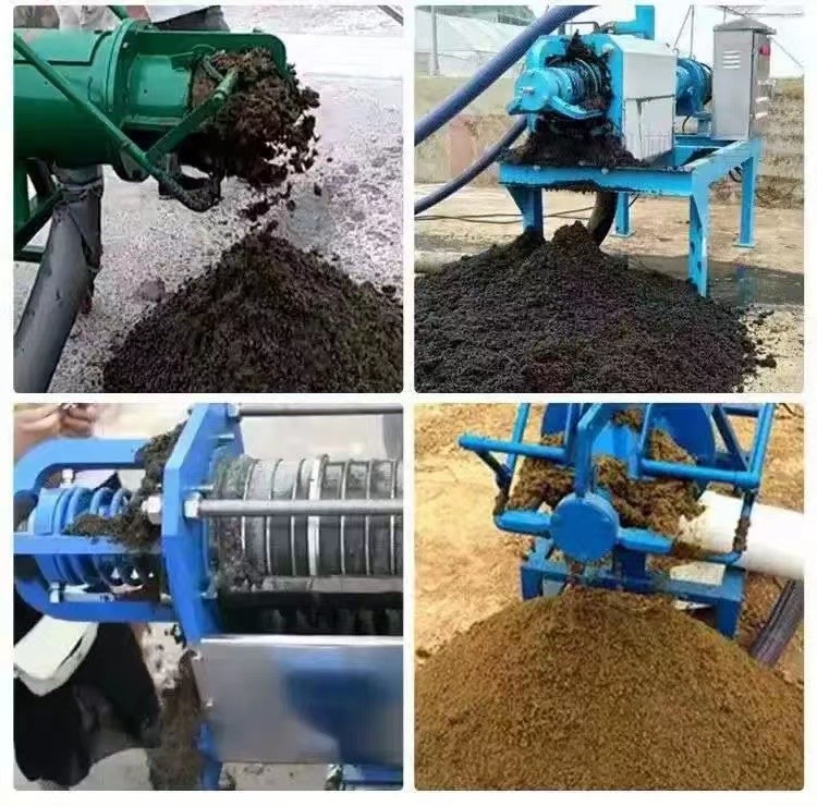 Stainless Steel Cattle Cow Dung Water Separator Solid Liquid Separation