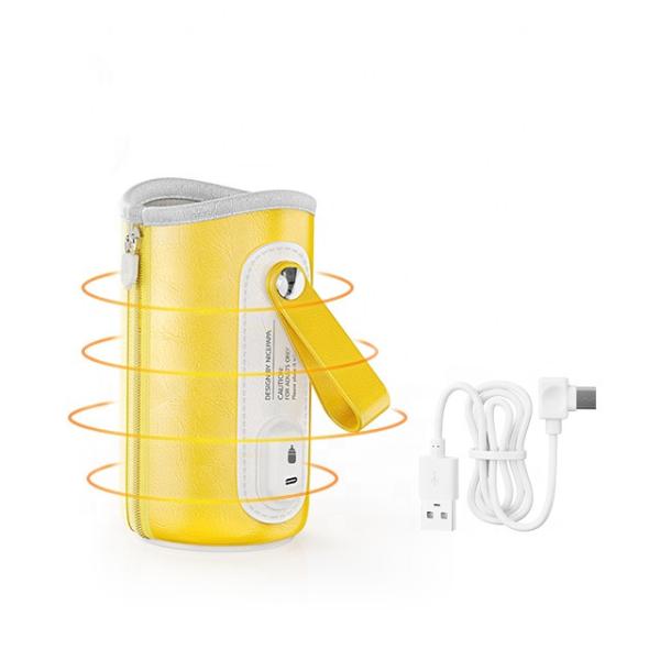 Cheap USB Portable Electric Milk Bottle Warmer Insulated Thermostat Sleeve Cover  For Car Travel Perfect on the Go for sale