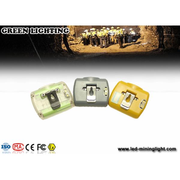 IP65 Lightweight Led Mining Light / 6000 Lux Hard Hat Headlamp PC Meterial