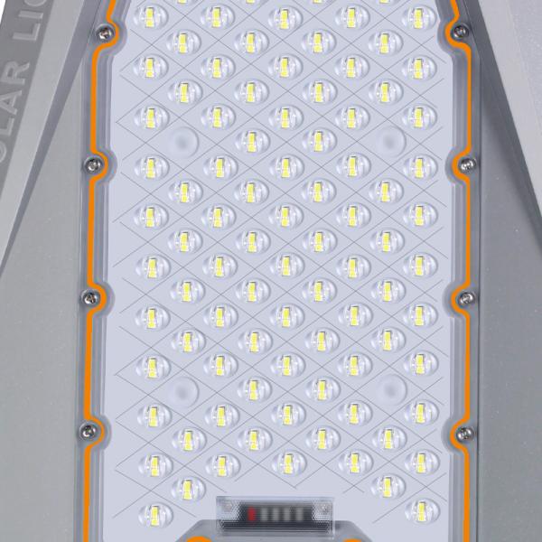 Aluminum Split Solar Powered LED Street Lights With Light Pole