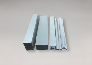 Best Silver White Anodizing Aluminium Tube Profiles , Extruded Aluminum Rectangular Tubing wholesale