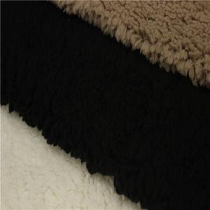 China Custom Textile Upholstery Fabrics White Soft  Shu Velveteen Fabric on sale