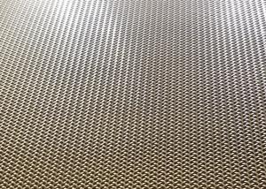 Bronze Decorative Wire Mesh Architecture Crimped Metal Mesh For Elevator Cabins Screen