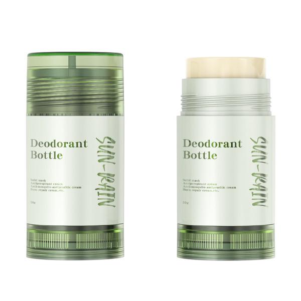Cheap 30g 50g Eco Friendly Empty PP All Plastic Airelss Deodorant Stick Bottle For Solid Cream for sale