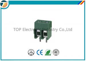 Best Pitch 5.0mm PCB Screw Terminal Block Connector 2 PIN Green Color wholesale