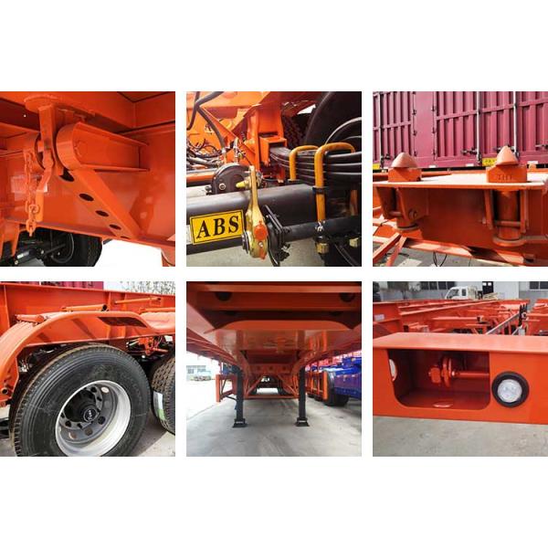 30T-60T Skeleton Container Semi Trailer BPW Cargo Container Chassis