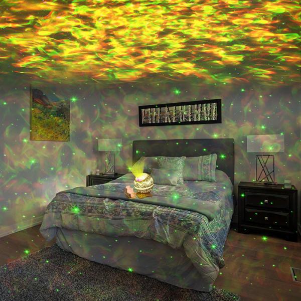 Rotatable Room Dinosaur Egg Star Projector With Remote Timer