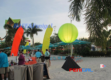 800w RGB Led Event Lighting Balloon For Wedding Party Advertising Customization