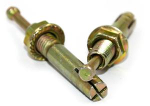 China Flange Head Hex Bolt Sleeve Anchor , Yellow Zinc Plated Concrete Sleeve Anchors on sale