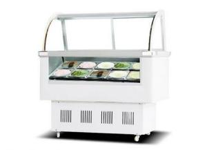 Best Dust Proof Ice Cream Display Freezer , Power Saving Ice Cream Display Unit wholesale