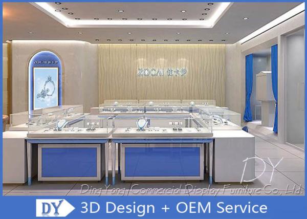 Cheap High End Jewellery Table Showcase For Shopping Mall And Retail Store for sale