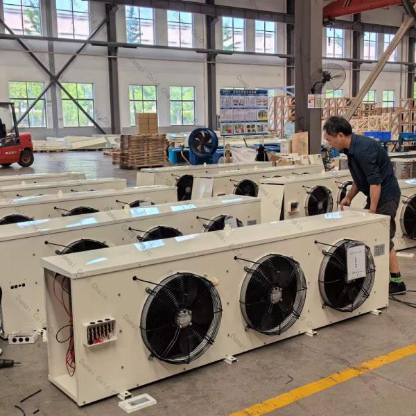 Aluminum / Painted Stampboard Cold Storage Evaporator In Refrigeration System