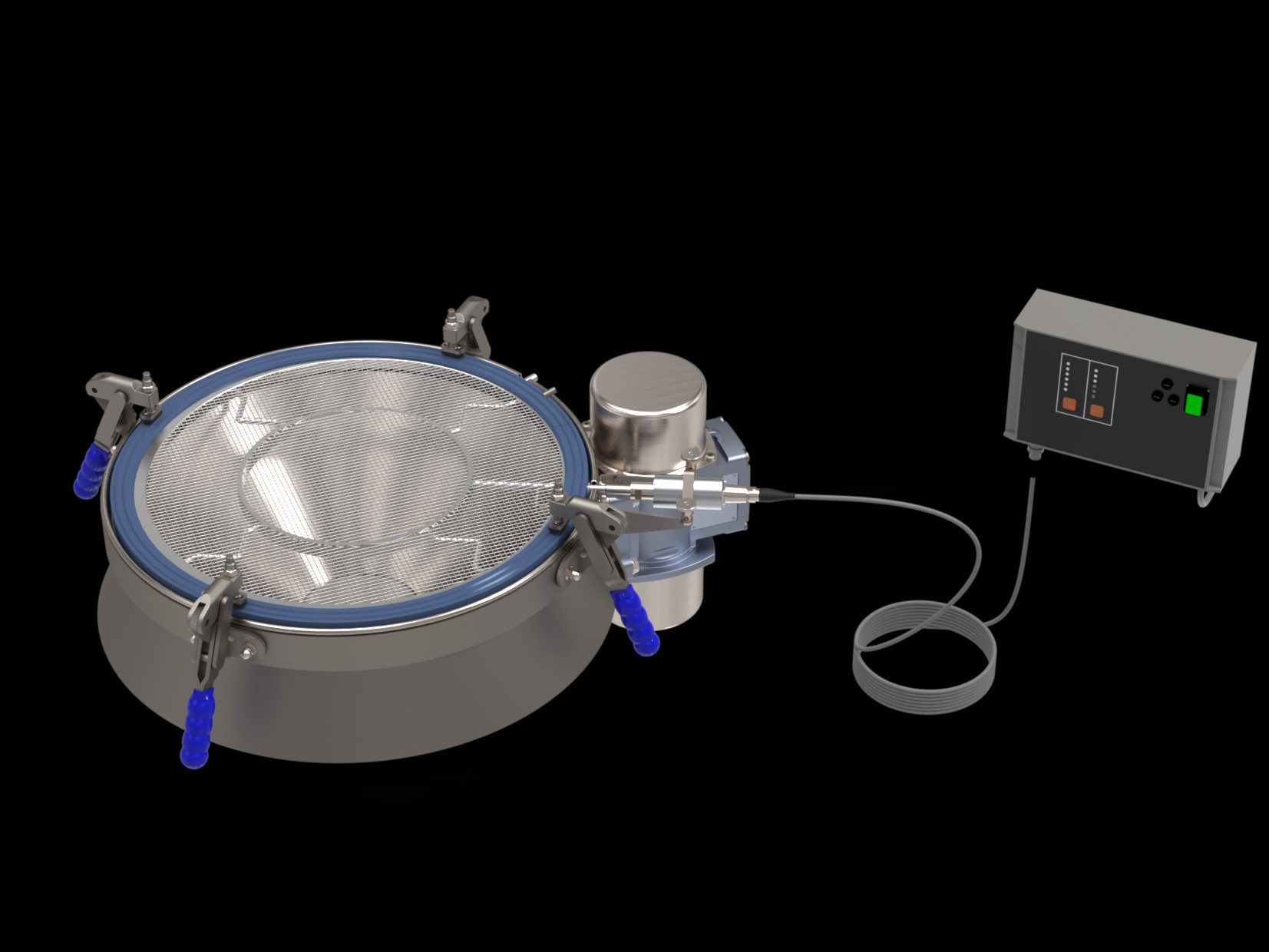 Auto Resonance Ultrasonic Vibrating Sieve Machine With Continuous Frequency