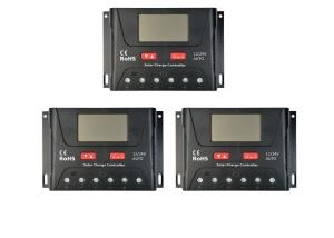 LCD Display PWM Solar Charge Controller 12V PWM 30A Solar Controller