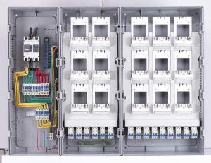 Single Phase Electric Meter Box Anti - Flaming 15 Way Use In Electronic Project