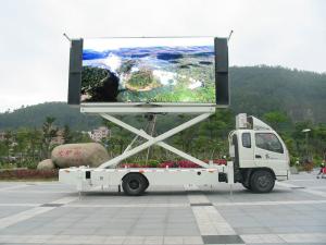 China P5 P6 P10 SMD Truck Mounted LED Display , Mobile LED Video Wall Screen on sale