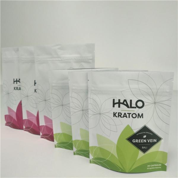 k Packaging Plastic Mylar Bags Food Grade Material For Powder / Pill / Hemp