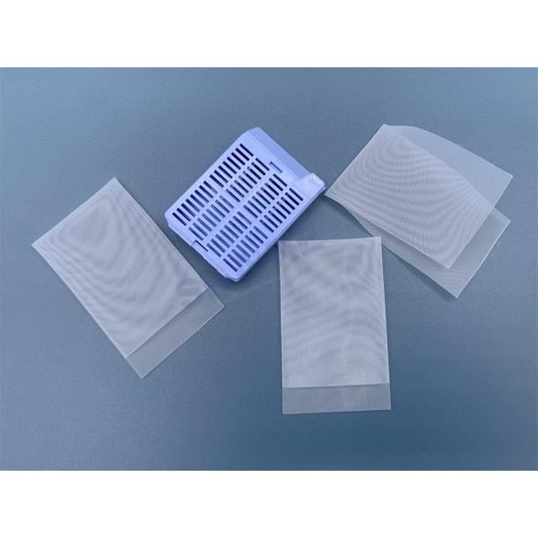 Custom 30mm X 50mm 45mm X 75mm 75mm X 95mm Easy Fill Flap Biopsy Filter Bags Pleated Bottom