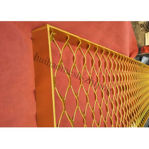 Architecture Aluminum Screen Facade, Expanded Metal Mesh For Window Divider