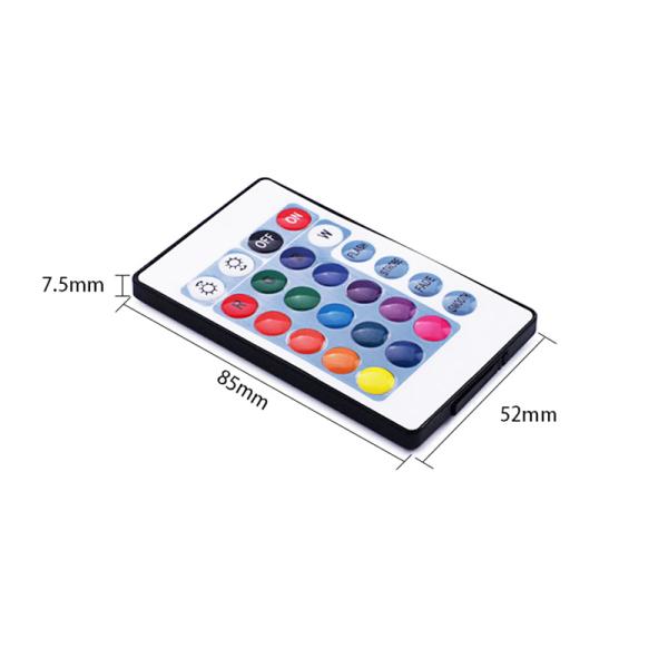 Mini IR 24 Key LED RGB Controller DC 12V Infrared Remote 72W Power
