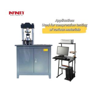 Stable Performance 300KN Micro Electro Hydraulic Servo Compression Testing