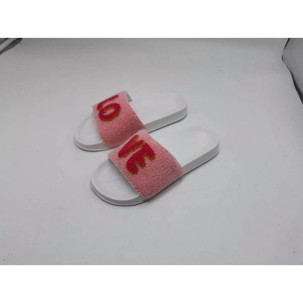 Soft Pu Towel Upper Classic Eva Beach Slippers