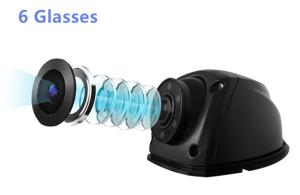 Best Weatherproof Rear View Mirror Dash Cam , 120 Degrees 2 Way Dash Cam DC 12V wholesale
