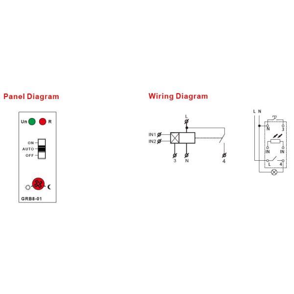 Photoelectric Timer Light Sensor Relay AC110V-240V