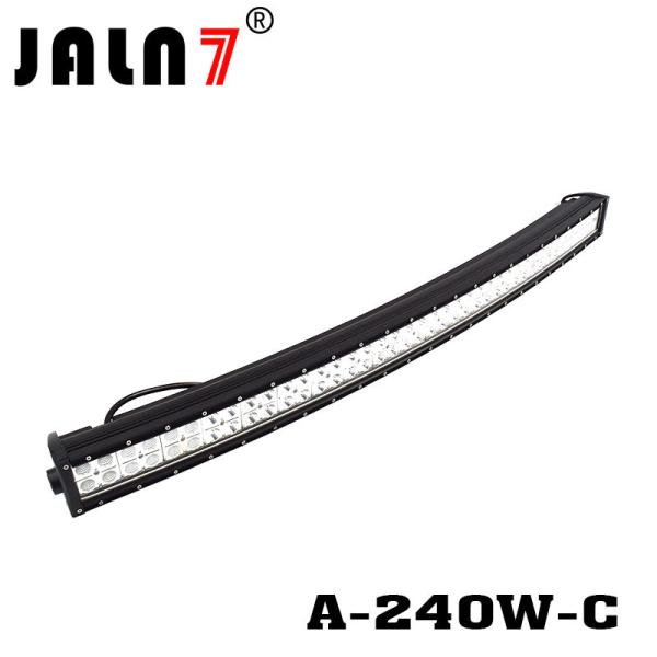 LED Light Bar JALN7 41.5Inch 240W Curved Spot Flood Combo LED Driving Lamp Super Bright Off Road Light LED Work Light