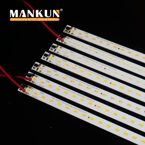 DC24V SMD2835 15W LED Rigid Bar Strip Lights DIY Lighting PCB 10mm Width
