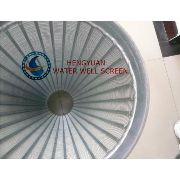 Fully Welded Continuous Slot Screen , High Temperature Resistant Water Well Screen
