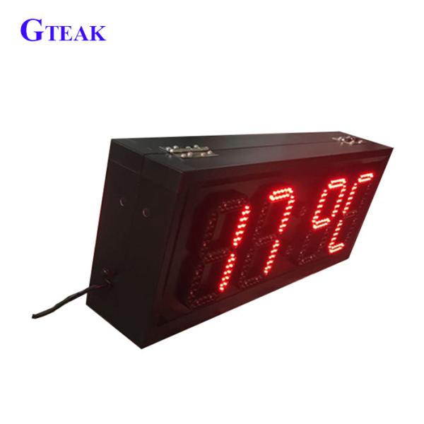 Cheap SDK Function 7 Segment Large LED Display Digital Thermometer Panel with Customized Shape Design for sale