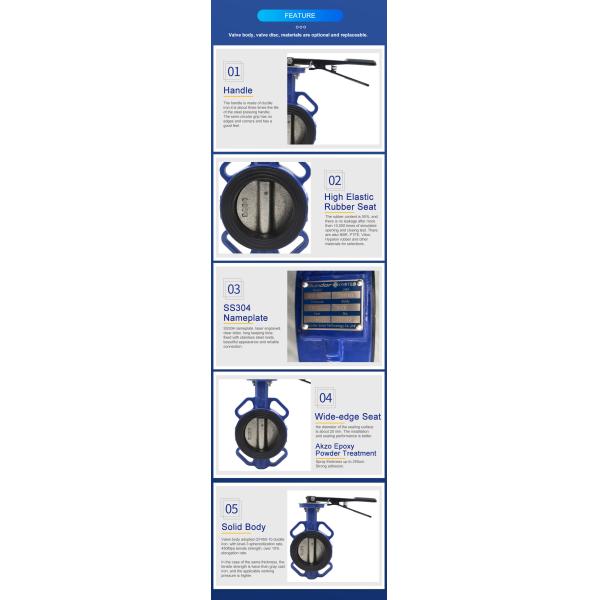 150LB Concentric Butterfly Valve Gg25 Manual Butterfly Valve API609 Dn100 Wafer Butterfly Valve 4 Butterfly Valve
