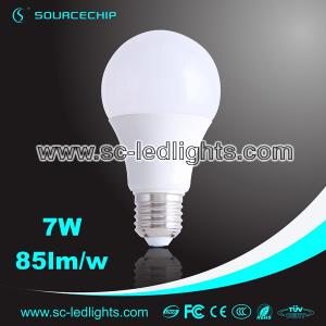 China E27 led light bulb 7W led light bulbs for sale on sale