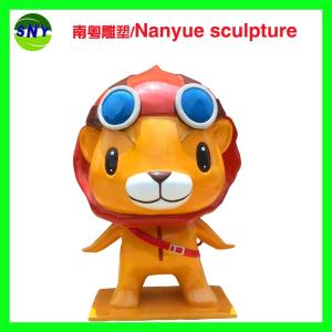 Best cartoon character  famous statue in customize size by fiberglass for exhibition display model wholesale