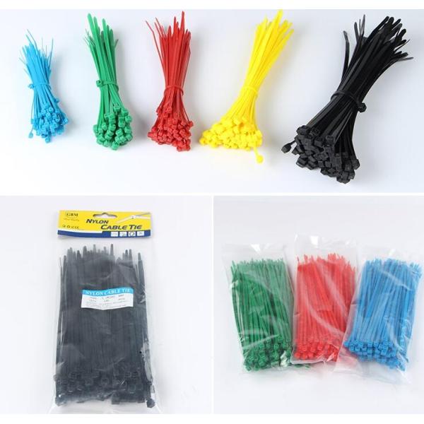Free Sample Available Nylon Cable Ties Easy Use Self-locking Type In Different Colors
