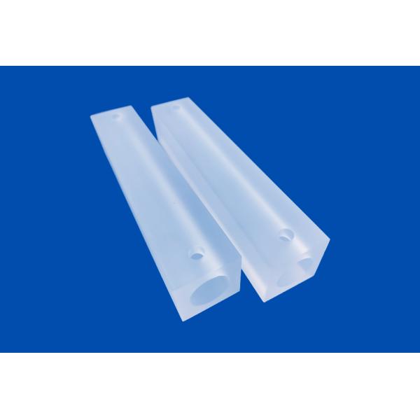 Frosted Fused Silica Laser Cavity 99.99% Pure Quartz High Precision Parts