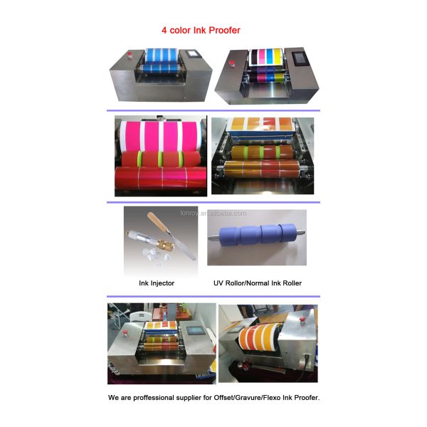 UV Offset Ink Printability Tester Ink Proofer Spot Color Evaluation Adjustable Speed Instrument