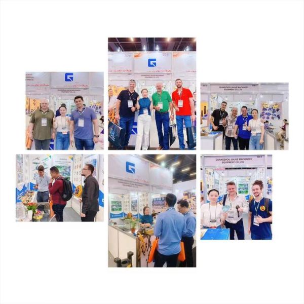 JIAJUE exhibition booth with product demonstrations