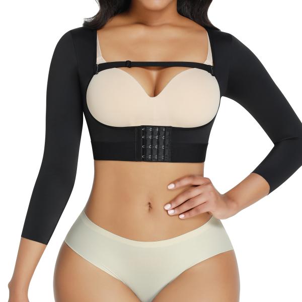 HEXIN High Compression Women's Slimming Shapewear Bra with Adjustable Chest Support