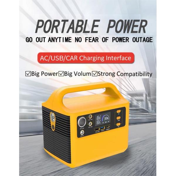 LFP Lithium Solar Generator Battery 300W 500W Emergency Power Supply