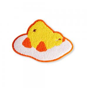 China Big Logo Towel Embroidery Patch , Colorful DIY Chenille Patches on sale