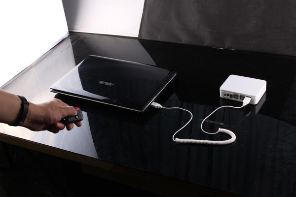 COMER anti-theft controller 6 USB-port security alarm box for Security cable