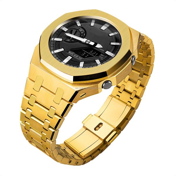 Casio Ga2100 G Shock Case Metal Rubber Watch Band 316L Stainless Steel Watch Case