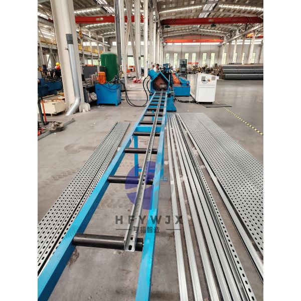Adjustable Photovoltaic Bracket Roll Forming Machine With Industrial Computer PLC Control For Solar Mount
