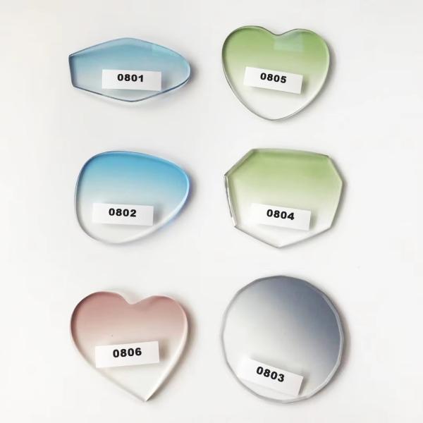 Custom Colored Lenses: 1.60 MR-8 Flat Lenses with AR Coating, Gradient Tinted Sunglass Lenses