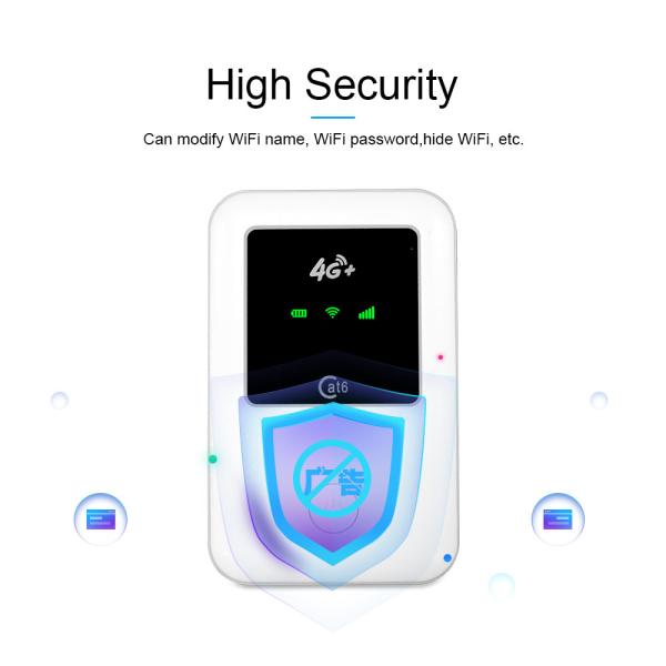 OLAX Mobile WiFi Hotspot Plug-In 4G LTE CAT6 Router ABS Full Network